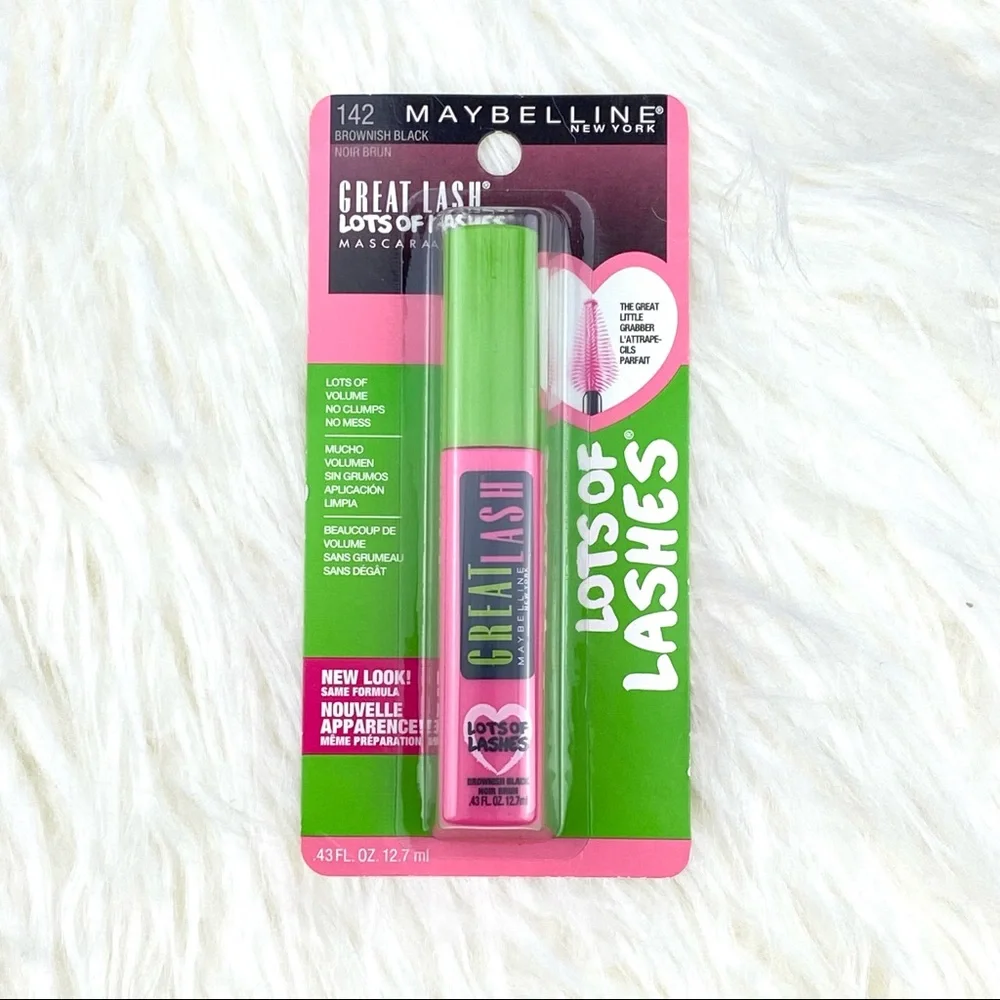 Maybelline Great Lash Lots Of Lashes Mascara 142 Brownish Black Washable